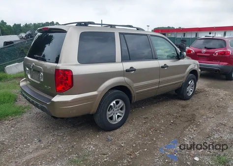2005 Honda Pilot Ex-L from USA, damaged, VIN 2HKYF18505H542121